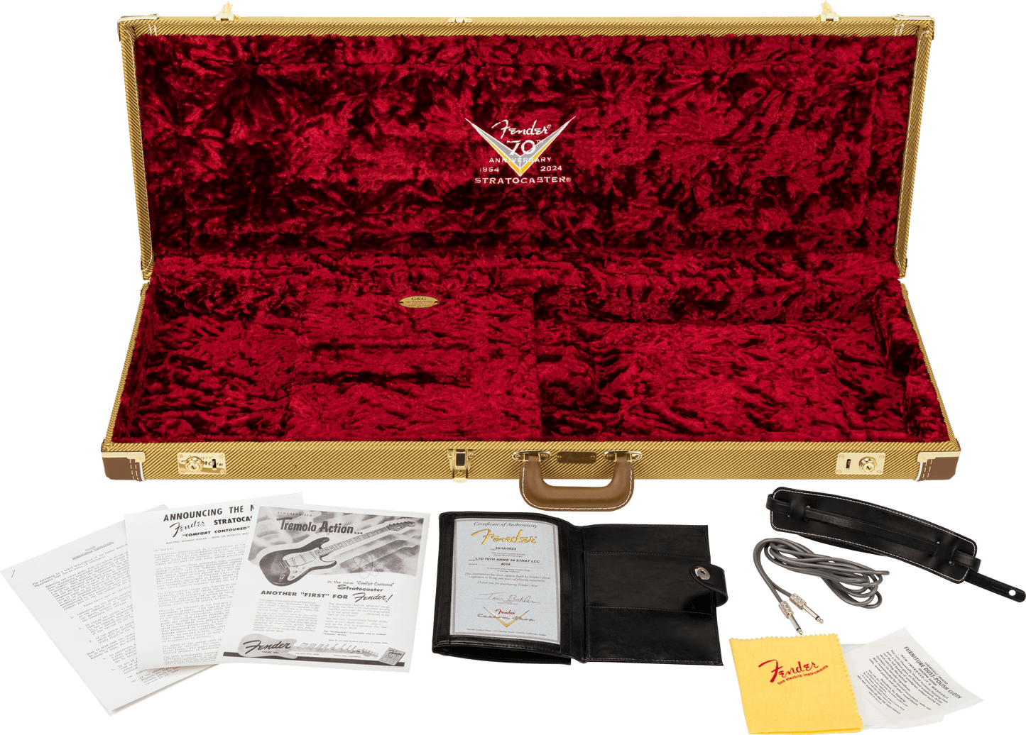 Limited Edition 70th Anniversary 1954 Stratocaster® Super Heavy Relic®, 1-Piece Quartersawn Maple Neck Fingerboard, Wide-Fade 2-Color Sunburst