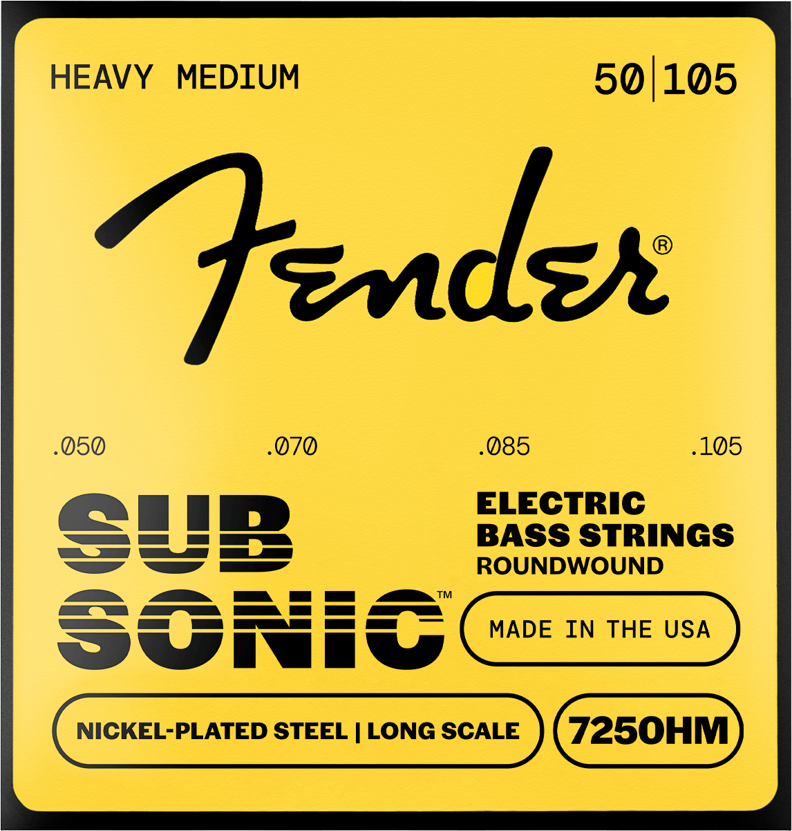 SubSonic™ 7250 Nickel-Plated Steel Bass Strings