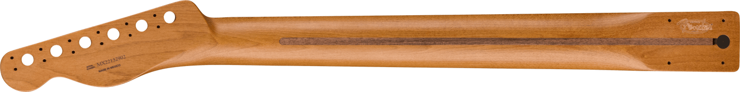 50's Modified Esquire® Neck, 22 Narrow Tall Frets, 9.5", U Shape, Roasted Maple