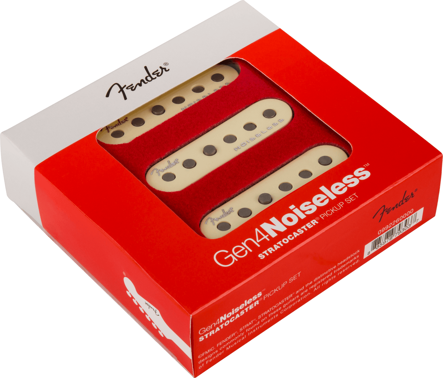Gen 4 Noiseless™ Stratocaster® Pickup Set