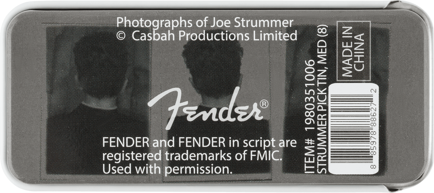 Joe Strummer Pick Tin, Medium - 8 Pack