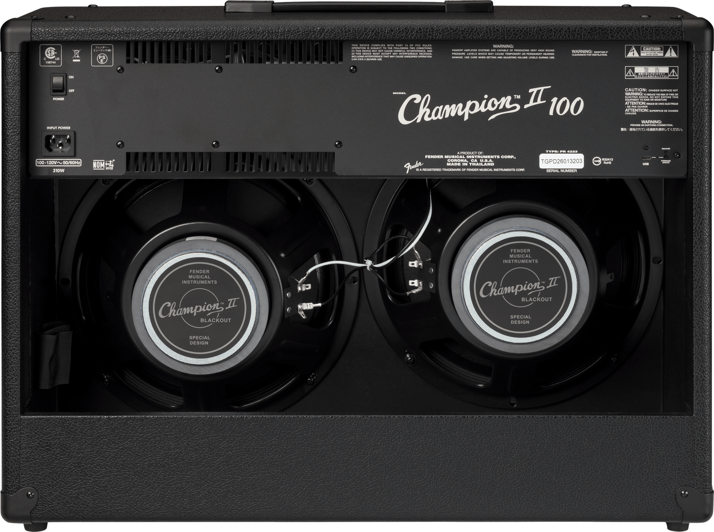 Champion™ II 100 Blackout