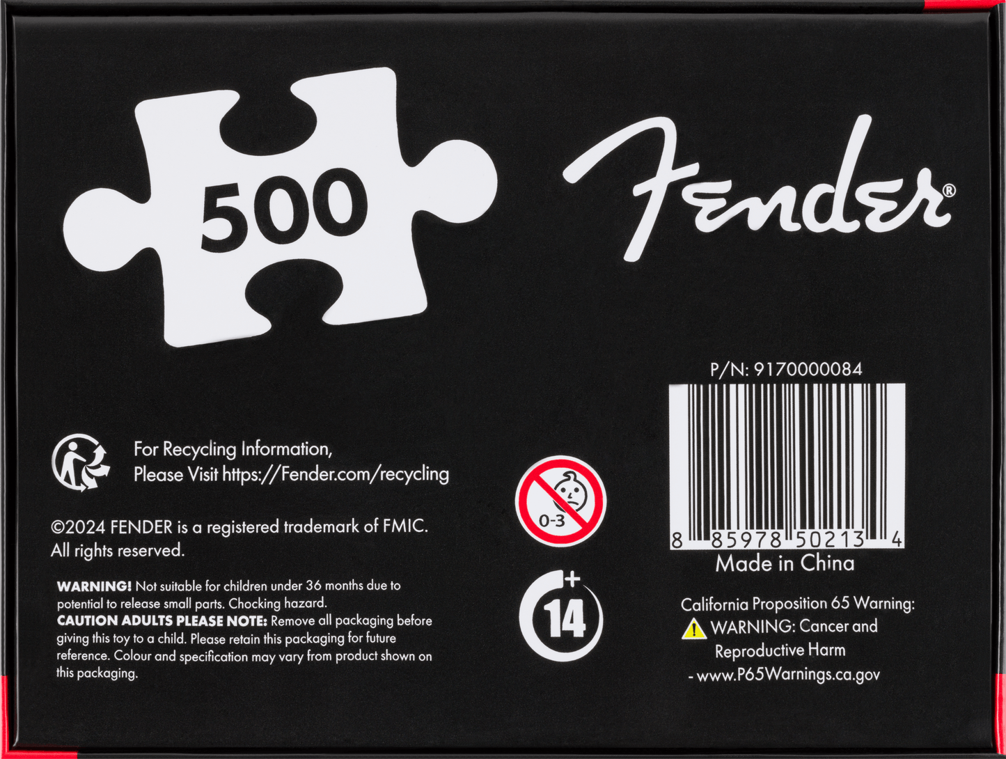 Fender® 500 piece Stratocaster™ Puzzle